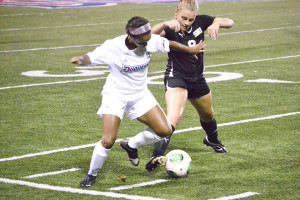 Taylor Miles | The Duquesne Duke Freshman Cydney Staton scored her first collegiate goal in the Duquesne women’s soccer team’s 3-1 victory over St. Bonaventure.