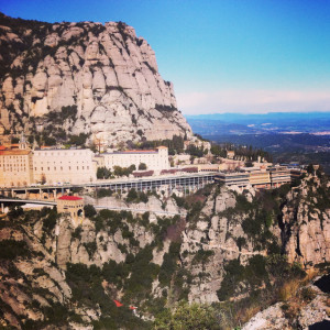 Taylor Stessney (The Duquesne Duke) - An Instagram photo taken of Santa Maria de Montserrat in Catalonia, Spain.