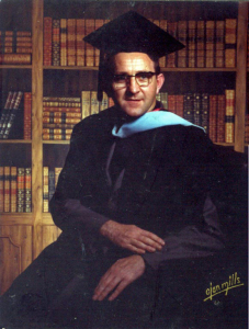 Courtesy Photo. The Rev. Sean Hogan poses for a graduation photo at Duquesne in 1976. 