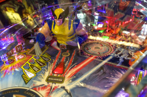 (Aaron Warnick/ The Duquesne Duke) A n X-Men pinball machine is one of many at Victory Pointe.