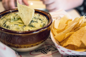 The spinach and artichoke dip was an excellent starter.