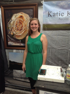 Pittsburgh local Katie Koenig presented her paintings for the first time at the 19th annual festival
