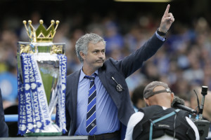 AP Photo - In this May 24, 2015 file photo Chelsea Manager Jose Mourinho waves to the crowd after the English Premier League soccer match between Chelsea and Sunderland at Stamford Bridge stadium in London. Chelsea were awarded the trophy after winning the English Premier League. Mourinho has left Chelsea with the club languishing one point above the relegation zone just seven months after winning the Premier League title, it was reported on Thursday, Dec. 17, 2015.  (AP Photo/Tim Ireland, File)