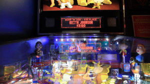 Photo by Julian Routh | Editor in Chief An old-fashioned pinball machine sits in the lobby of the theater.