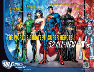 Courtesy of DC Comics DC Comics, the second largest comic book company behind Marvel, rebooted its entire universe in 2011, erasing decades worth of canon and stories.