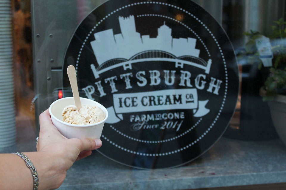 Photo by Kailey Love | Photo Editor. Pittsburgh Ice Cream Company is one of the best choices for those in search of more eclectic ice cream flavors suited to the seasons.
