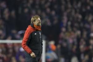 AP Photo - Liverpool's manager Juergen Klopp reacts, after the English FA Cup third-round replay soccer match between Liverpool and Exeter at Anfield Stadium, Liverpool, England, Wednesday Jan. 20, 2016. 