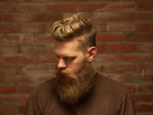Courtesy of The Urban Beardsman - Pictured is Eric Bandholz, the founder of Beardbrand, a beard care company that sells products like beard oil and beard shampoo. 